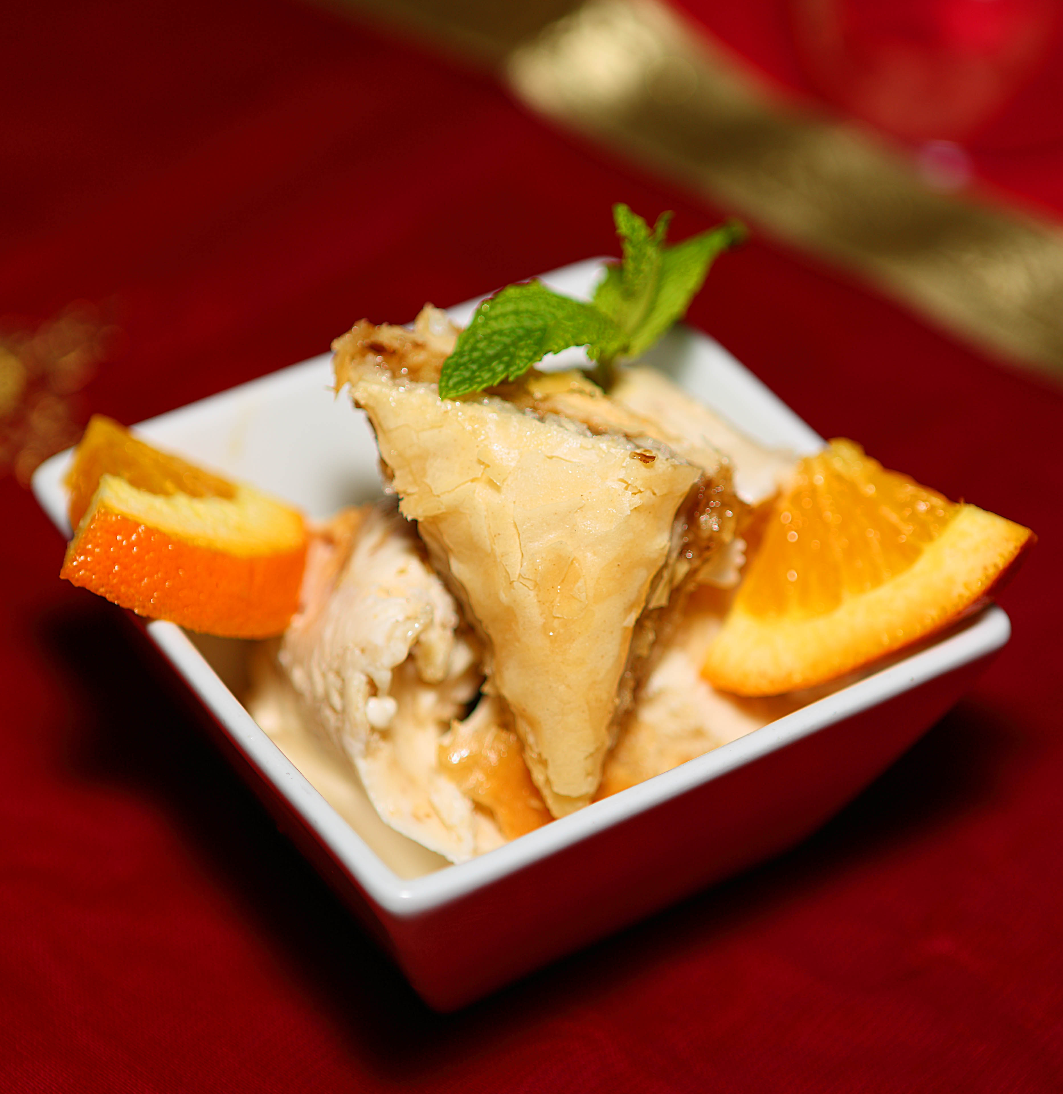 Order Baklava Ice Cream food online from Olives Branch Express store, Irvine on bringmethat.com