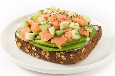 Order Smoked Salmon Avocado Toast food online from Fresh & Co. store, New York on bringmethat.com