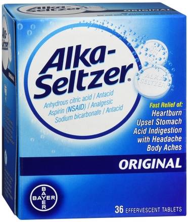 Order Alka-Seltzer Effervescent Tablets Original food online from Scripx Pharmacy store, Plano on bringmethat.com