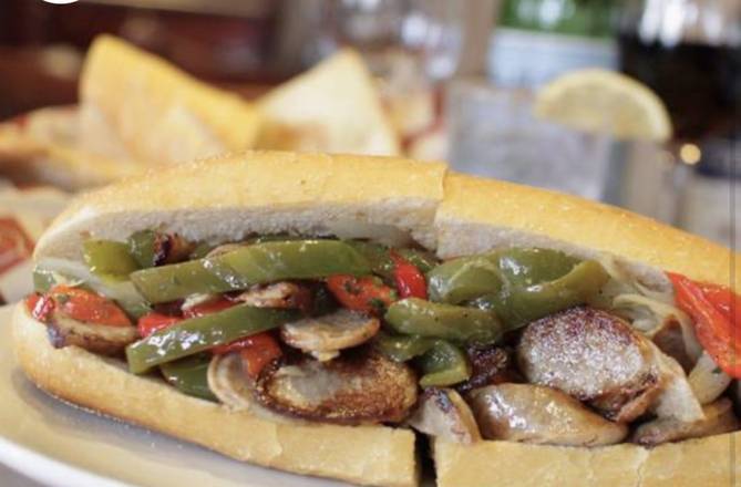 Order Sausage, Peppers, and Onions Hero food online from La Piazza Cucina Italiana & Wine Bar store, Melville on bringmethat.com