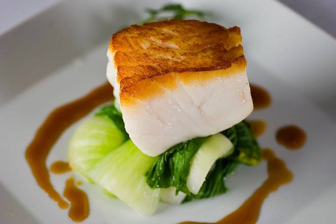 Order PAN-SEARED CHILEAN SEA BASS  food online from Sullivan'S store, King Of Prussia on bringmethat.com