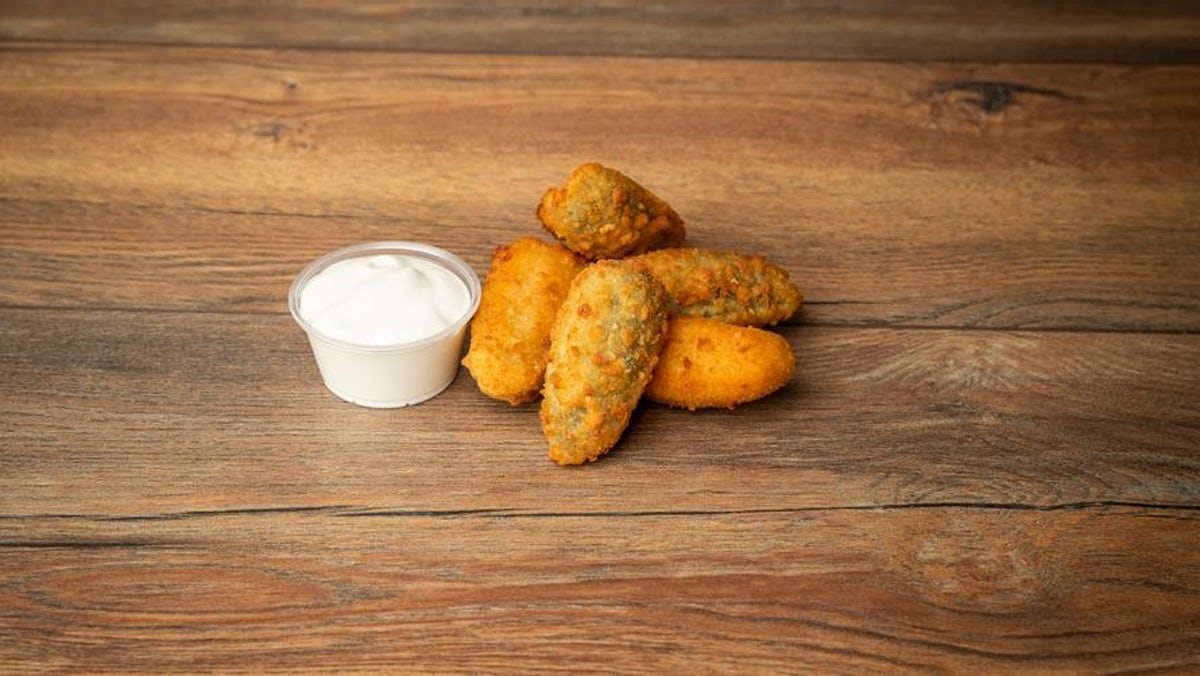 Order JALAPENO POPPERS food online from Bubbakoo's Burritos store, Manasquan on bringmethat.com