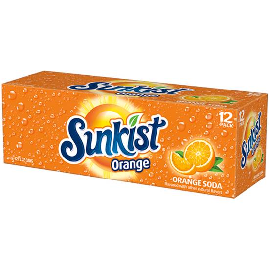 Order Sunkist Orange 12pk food online from Casey store, Terre Haute on bringmethat.com
