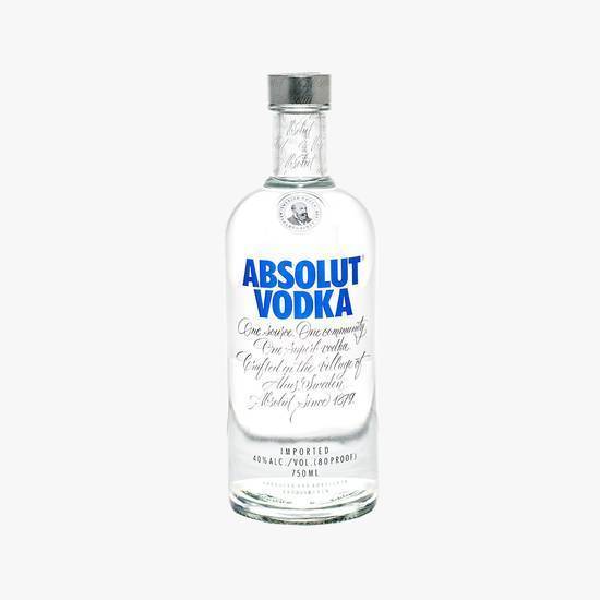 Order Absolut, 375mL (40% ABV) food online from Quick N' Easy Liquor & Wine store, Seattle on bringmethat.com