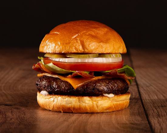 Order The Bacon Cheeseburger food online from Ranch Burger Co. store, Solvang on bringmethat.com