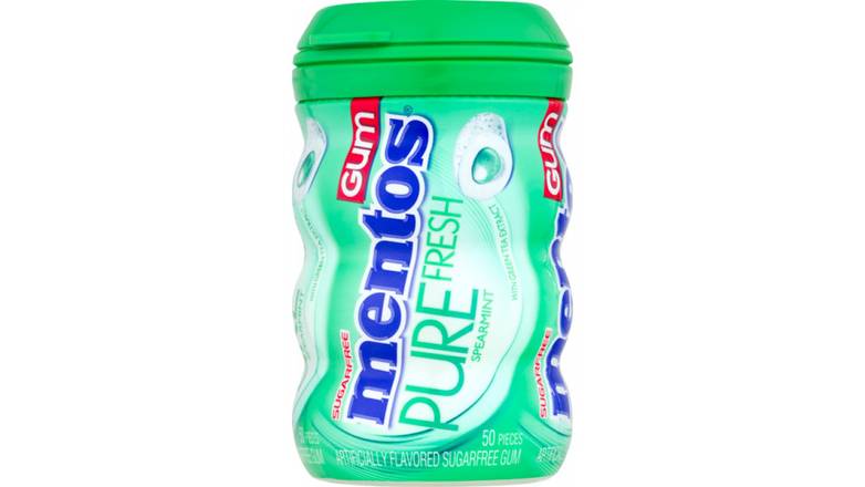 Order Mentos Gum Pure Spearmint, food online from Shell Rock Spring store, Bel Air on bringmethat.com