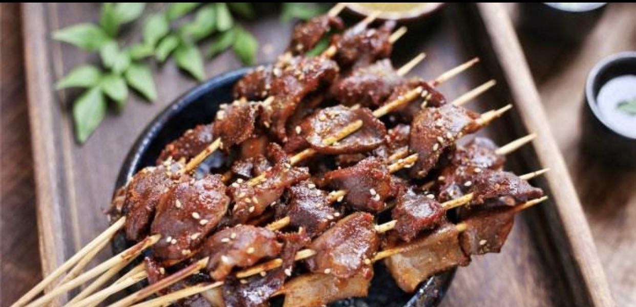 Order Duck Gizzard Skewer 鴨胗串 food online from Teppan Bbq store, Pittsburgh on bringmethat.com