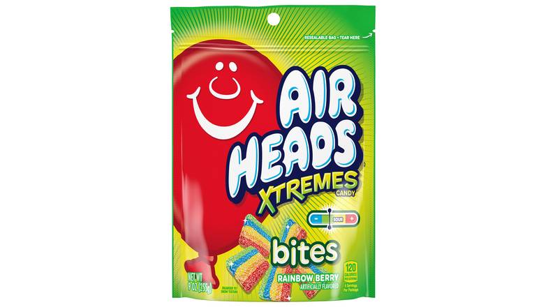 Order Airheads Xtremes Sweetly Sour Candy Bites Rainbow Berry food online from Red Roof Market store, Lafollette on bringmethat.com