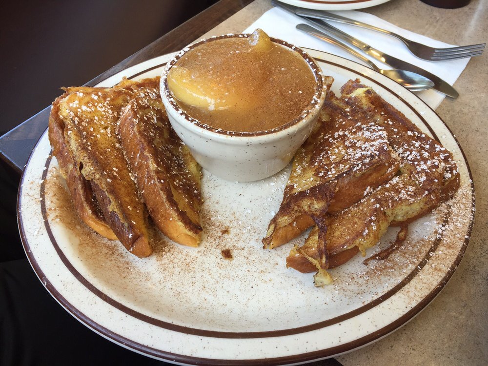 Order Cinnamon Apple French Toast food online from Neal Coffee Shop store, San Mateo on bringmethat.com