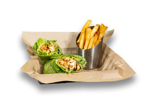 Order Blackened Chicken Caesar Wrap food online from The Greene Turtle store, Dover on bringmethat.com