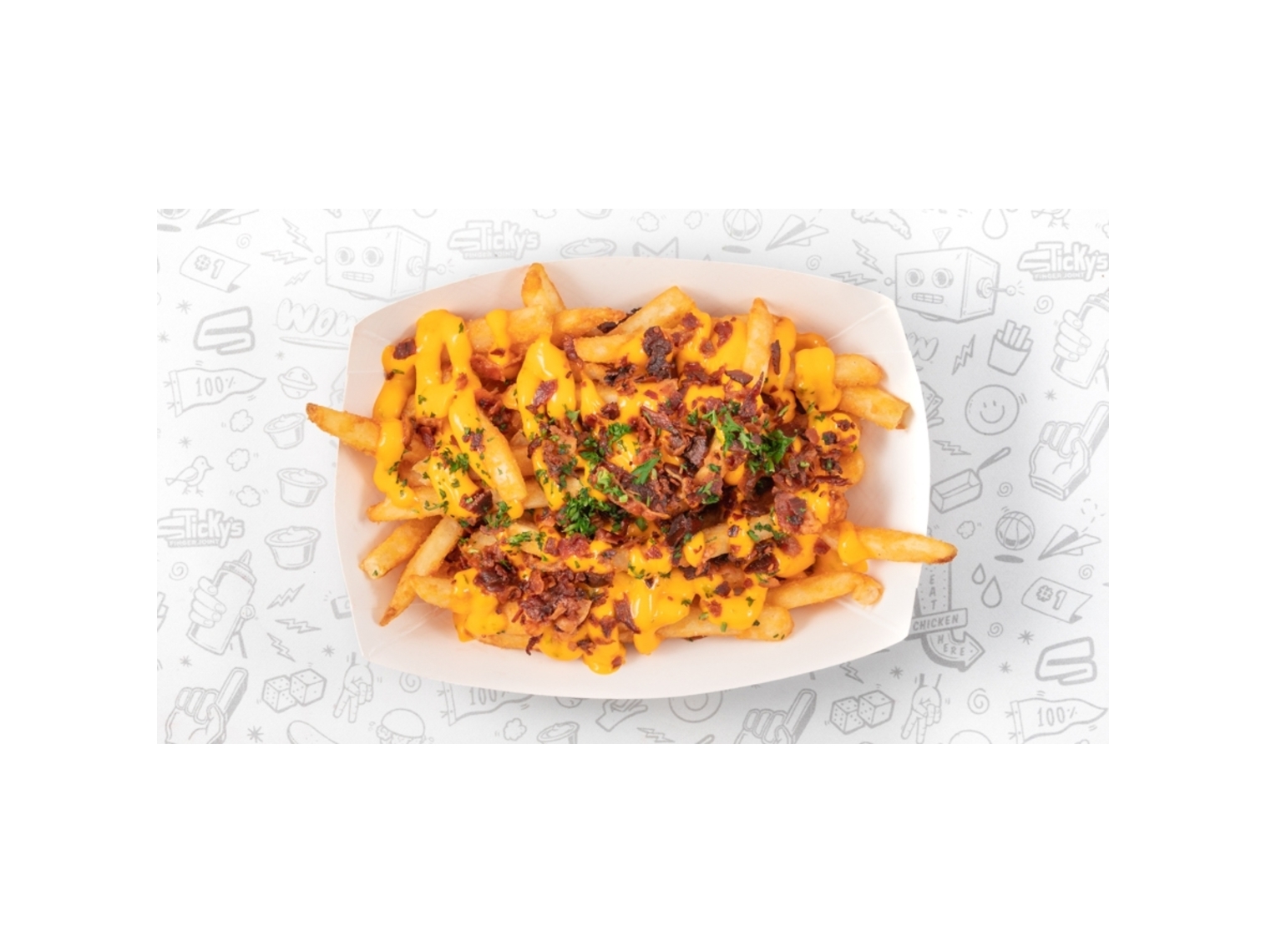 Order Bacon Mac Fries food online from Sticky Finger Joint store, Philadelphia on bringmethat.com