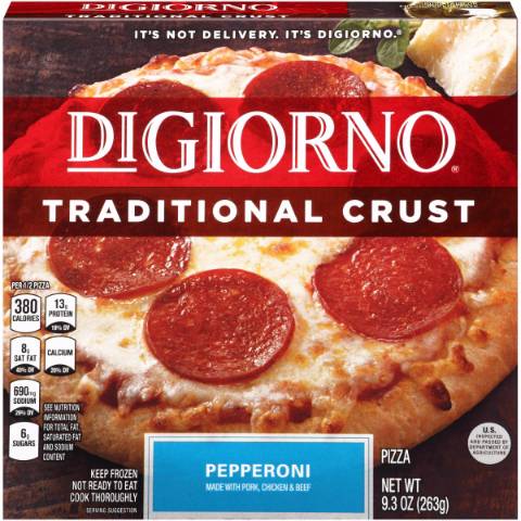 Order DiGiorno For One Pepperoni Pizza 9.3oz food online from 7-Eleven store, Lakewood on bringmethat.com