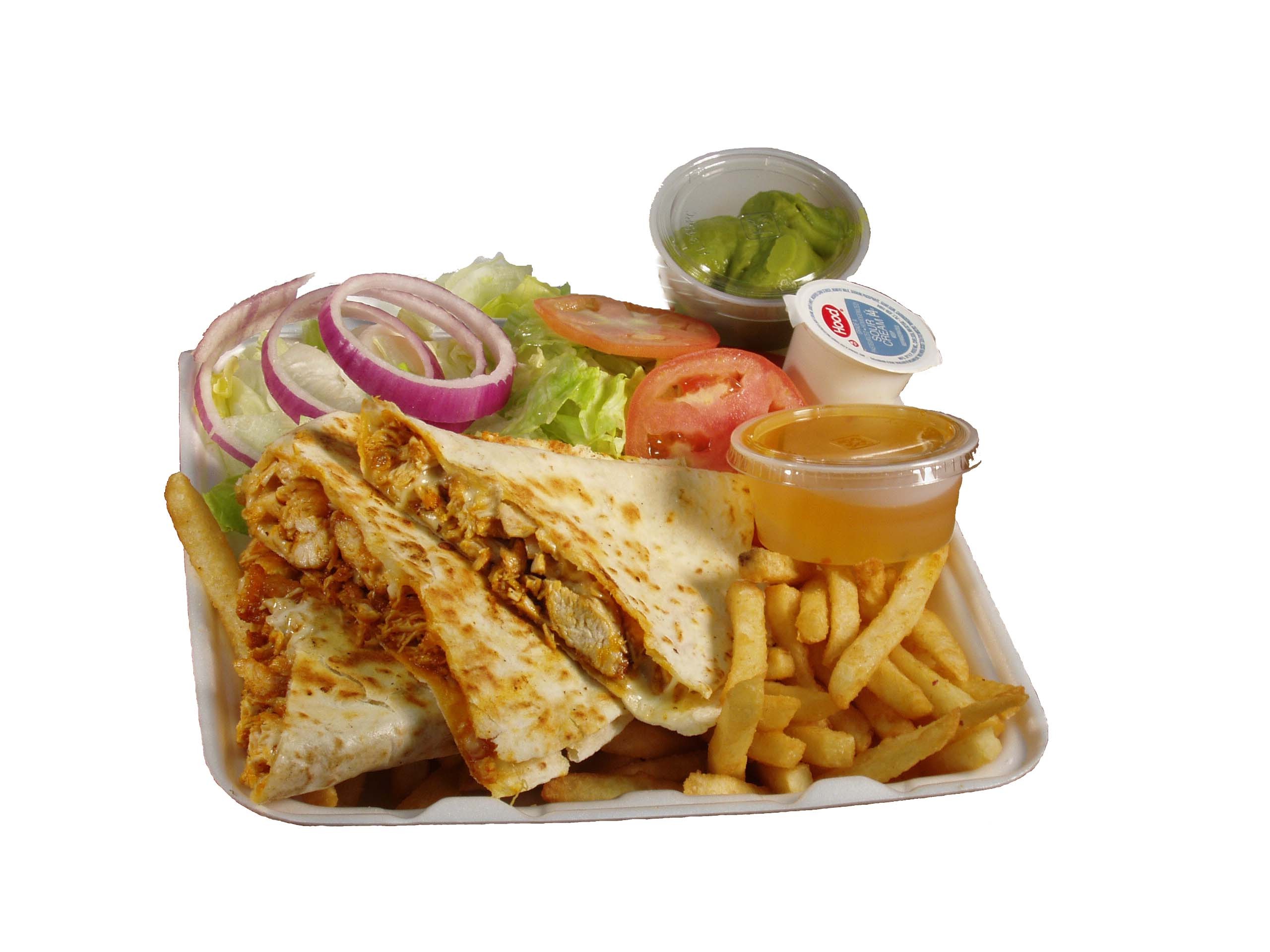 Order Quesadilla Plate food online from Windy City Pizza Quincy Location store, Quincy on bringmethat.com