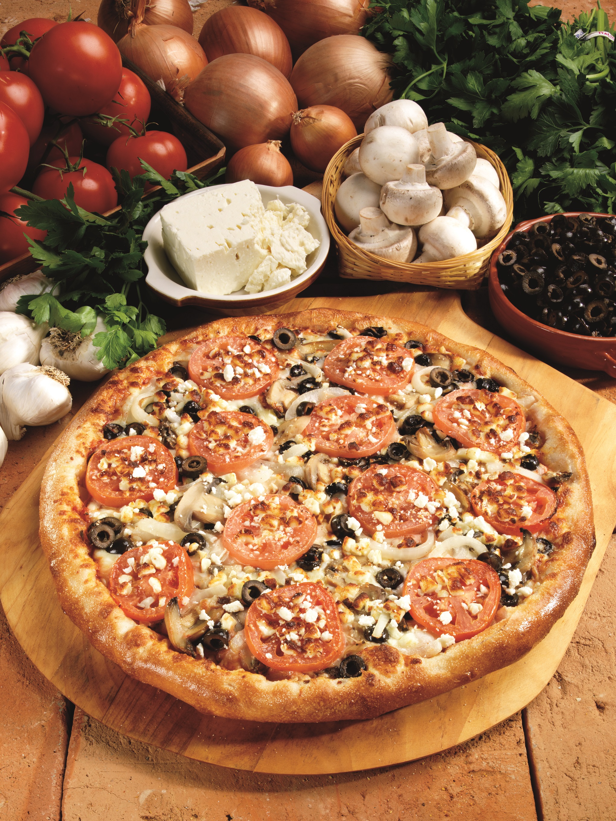 Order Garden Pizza food online from Marco's Pizza store, Las Vegas on bringmethat.com