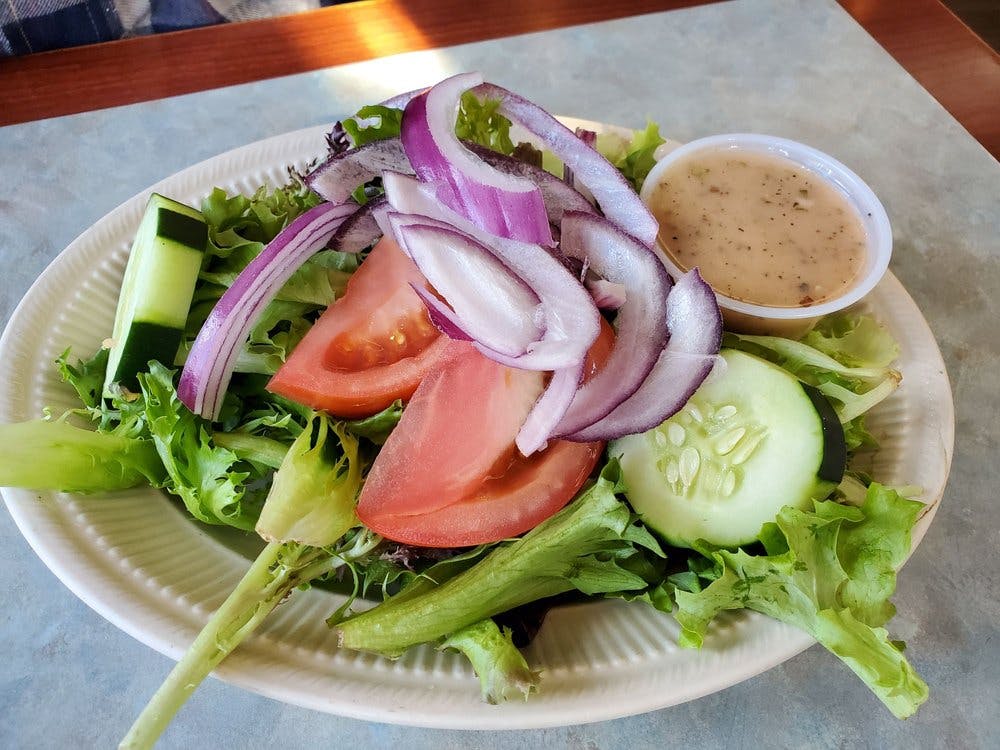 Order Garden Salad - Salad food online from Bel-Aire Diner store, Astoria on bringmethat.com