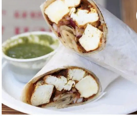 Order Paneer Tikka Roll food online from Masala times catering store, New York on bringmethat.com