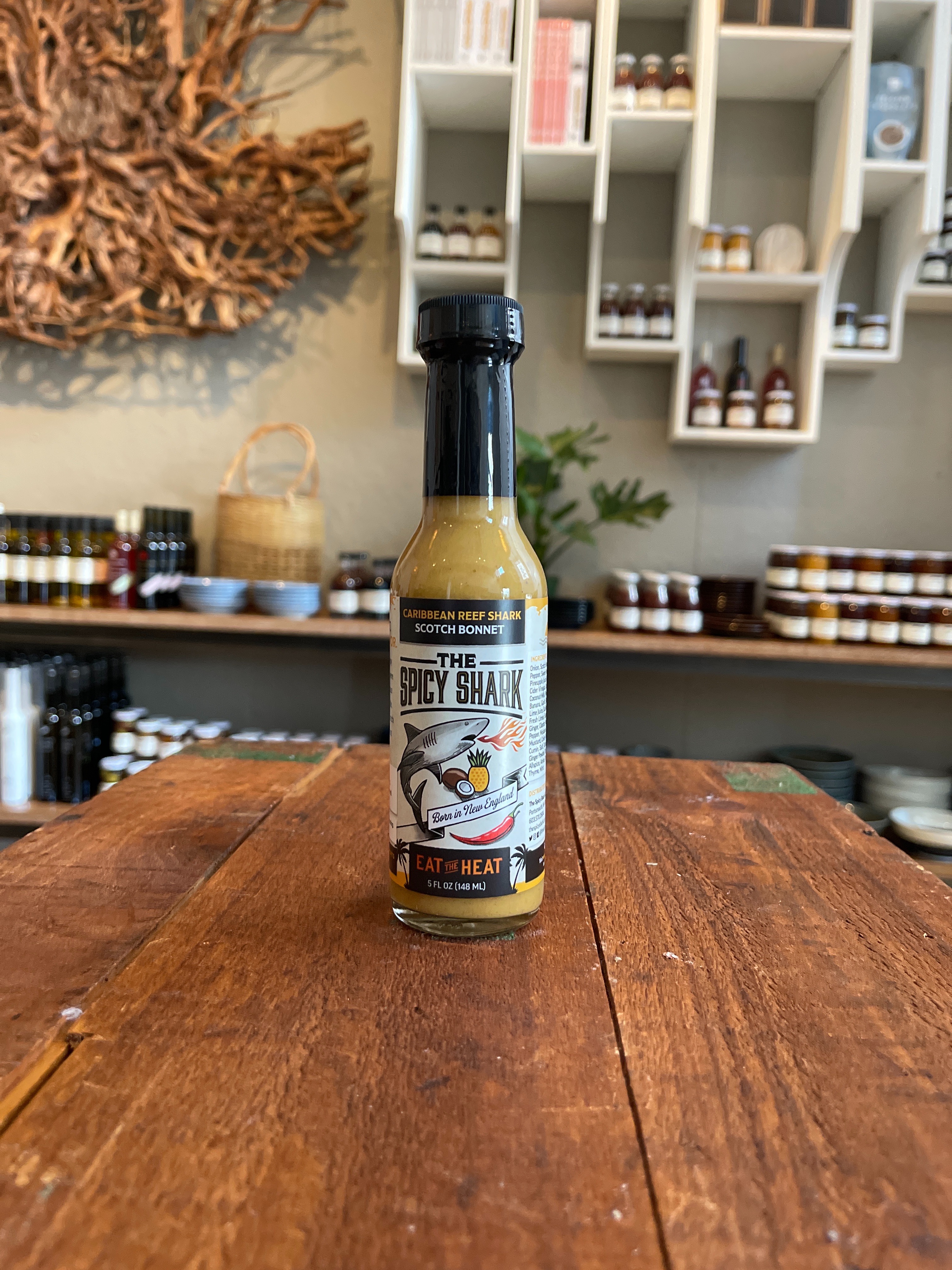 Order The Spicy Shark - Caribbean Reef Shark Hot Sauce (Scotch Bonnet) food online from DC Noodles store, Washington on bringmethat.com