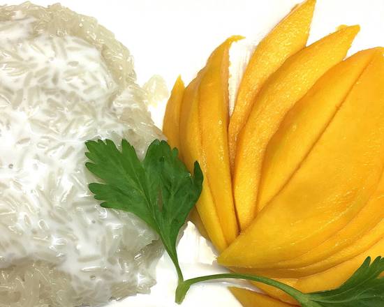 Order Sweet Sticky Rice with Mango food online from Thai Taste Restaurant store, San Ramon on bringmethat.com