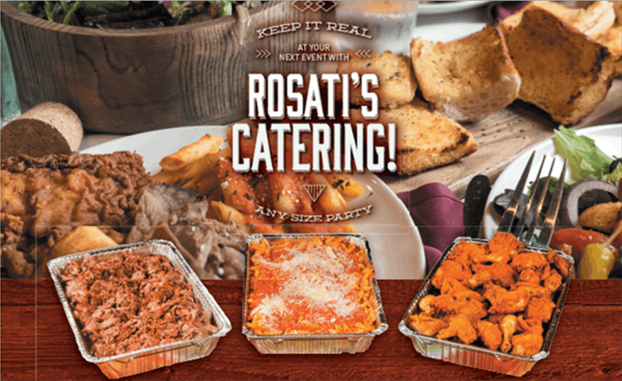 Order Baked Mostaccioli Catering - Half Tray food online from Rosati store, Prescott on bringmethat.com
