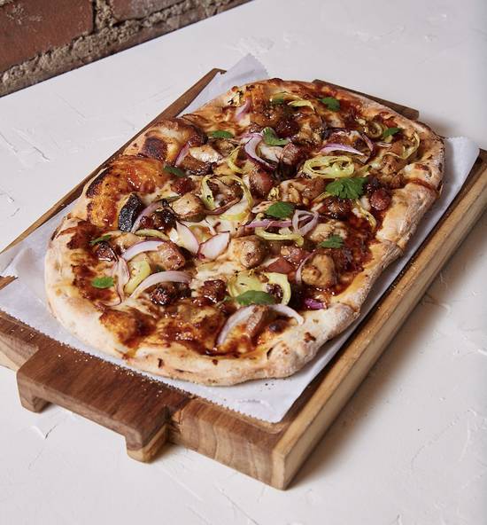 Order Korean BBQ Flatbread food online from TownHall store, Cleveland on bringmethat.com