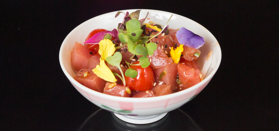 Order Poki Tuna food online from Sushi Sakura Express store, Houston on bringmethat.com