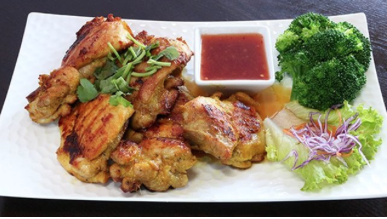 Order Thai BBQ Chicken food online from Pinto Thai Bistro store, San Diego on bringmethat.com