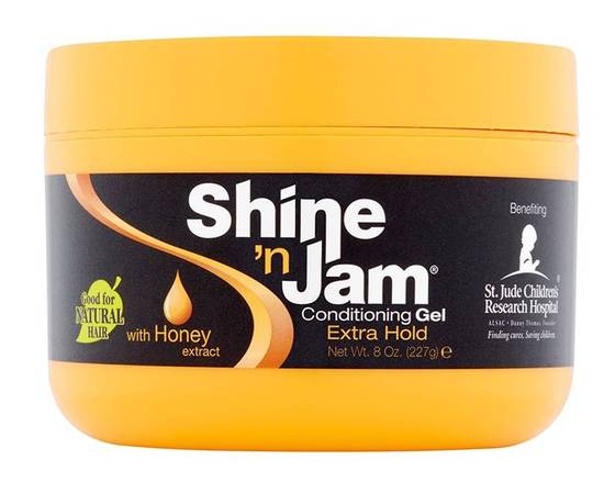 Order Shine 'n Jam Conditioning Gel EXTRA HOLD 8oz  food online from iDa Beauty Supply Store store, Middletown on bringmethat.com