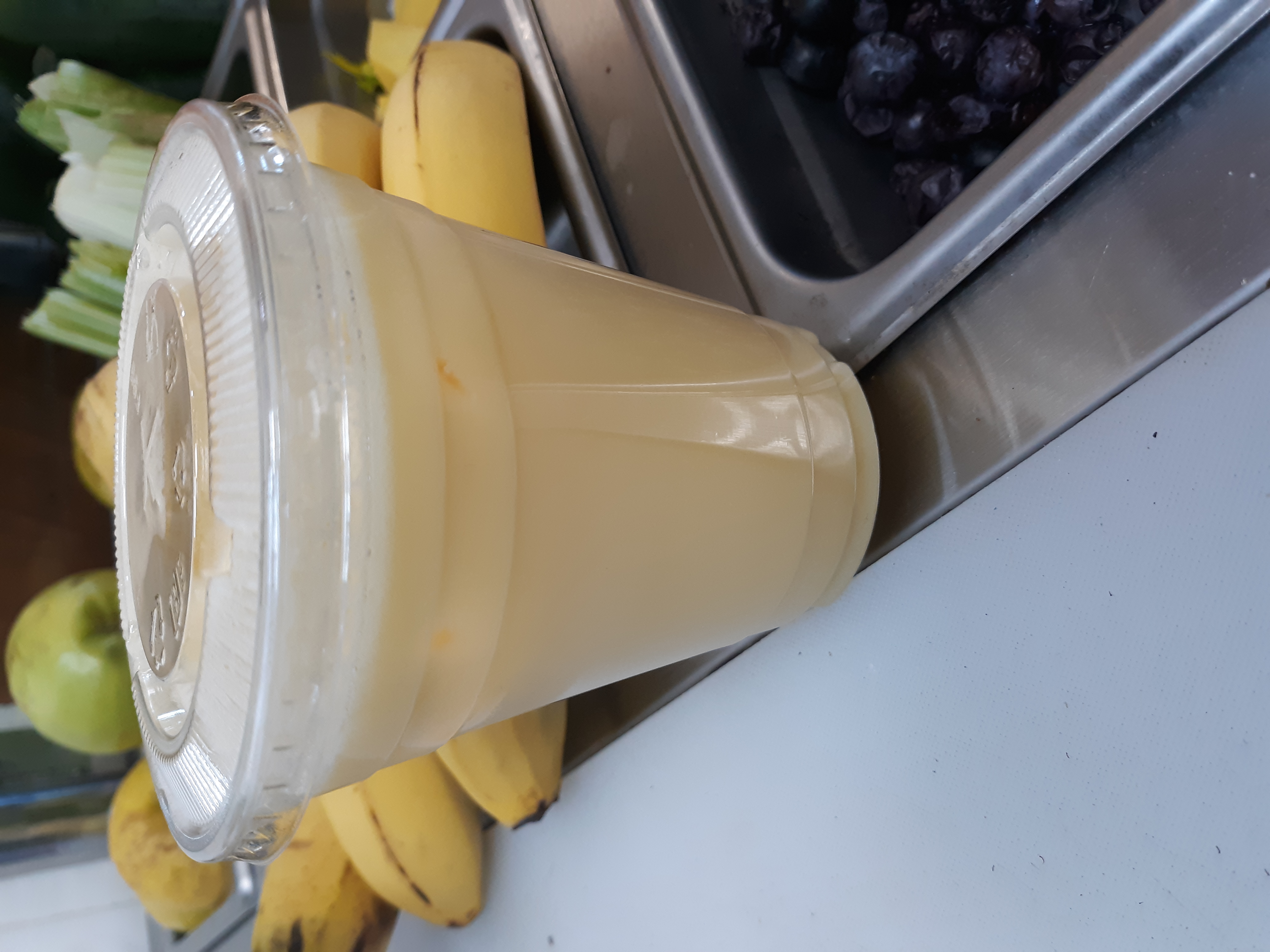 Order Banana Smoothie food online from Oscar's Kitchen store, Bronx on bringmethat.com