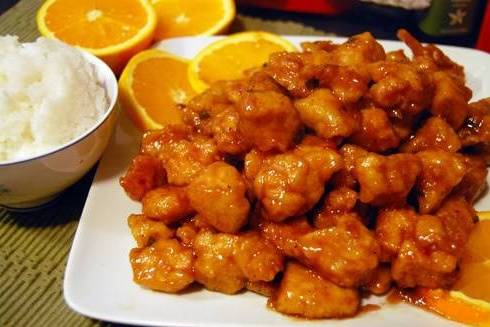 Order S11. Orange Flavor Chicken陈皮鸡 food online from Double Dragon II store, Louisville-Jefferson County on bringmethat.com