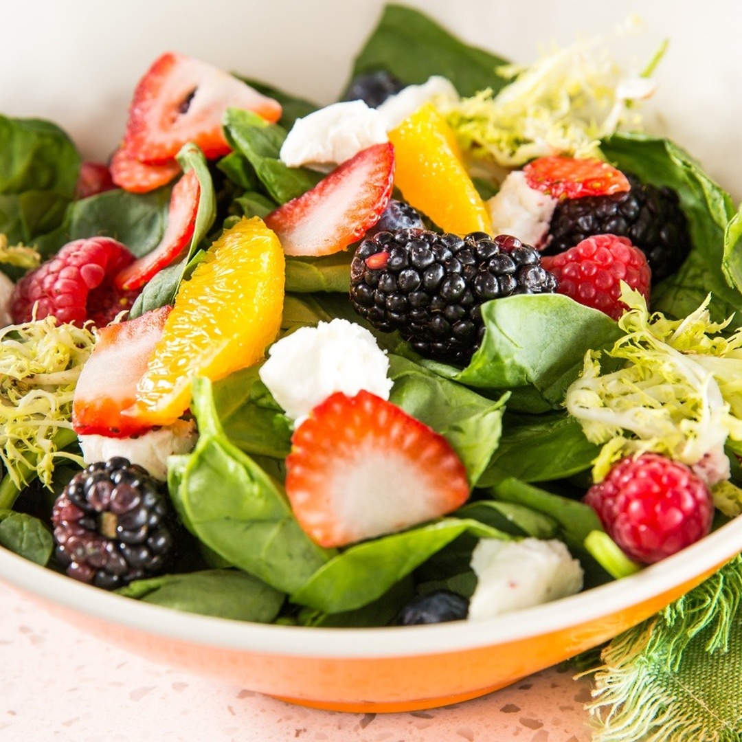 Order Large Summer Berry Salad food online from Greens and Proteins store, Las Vegas on bringmethat.com