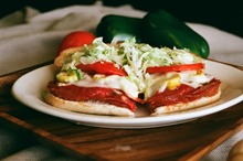 Order 10 Inch Pizza Sub food online from Crenos Pizza store, Newark on bringmethat.com