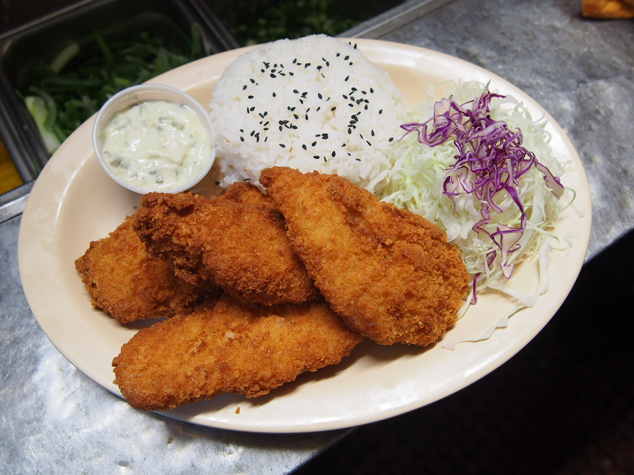 Order L-49. Fish Cutlet Dinner (생선까스백반/炸魚排饭菜) food online from Restaurant Namsan store, Los Angeles on bringmethat.com