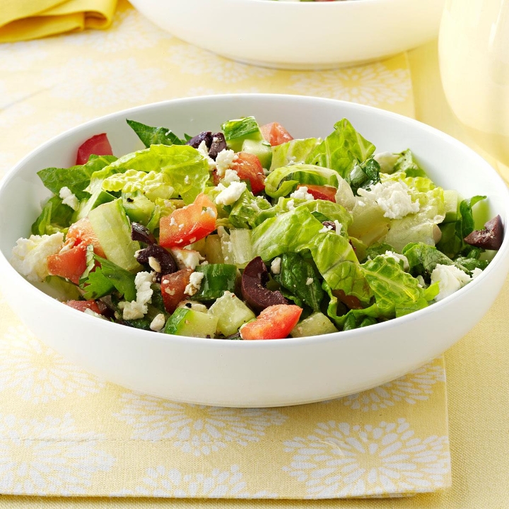 Order Greek Salad food online from Pita Grill and Creperie - Warren store, Warren on bringmethat.com