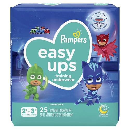 Order Pampers Easy Ups Training Underwear Boys Jumbo Size 2T-3T - 25.0 ea food online from Walgreens store, Omaha on bringmethat.com