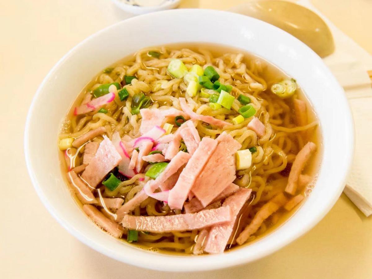Order 30. Saimin Noodle Soup food online from Waikiki Hawaii Bbq store, Brentwood on bringmethat.com