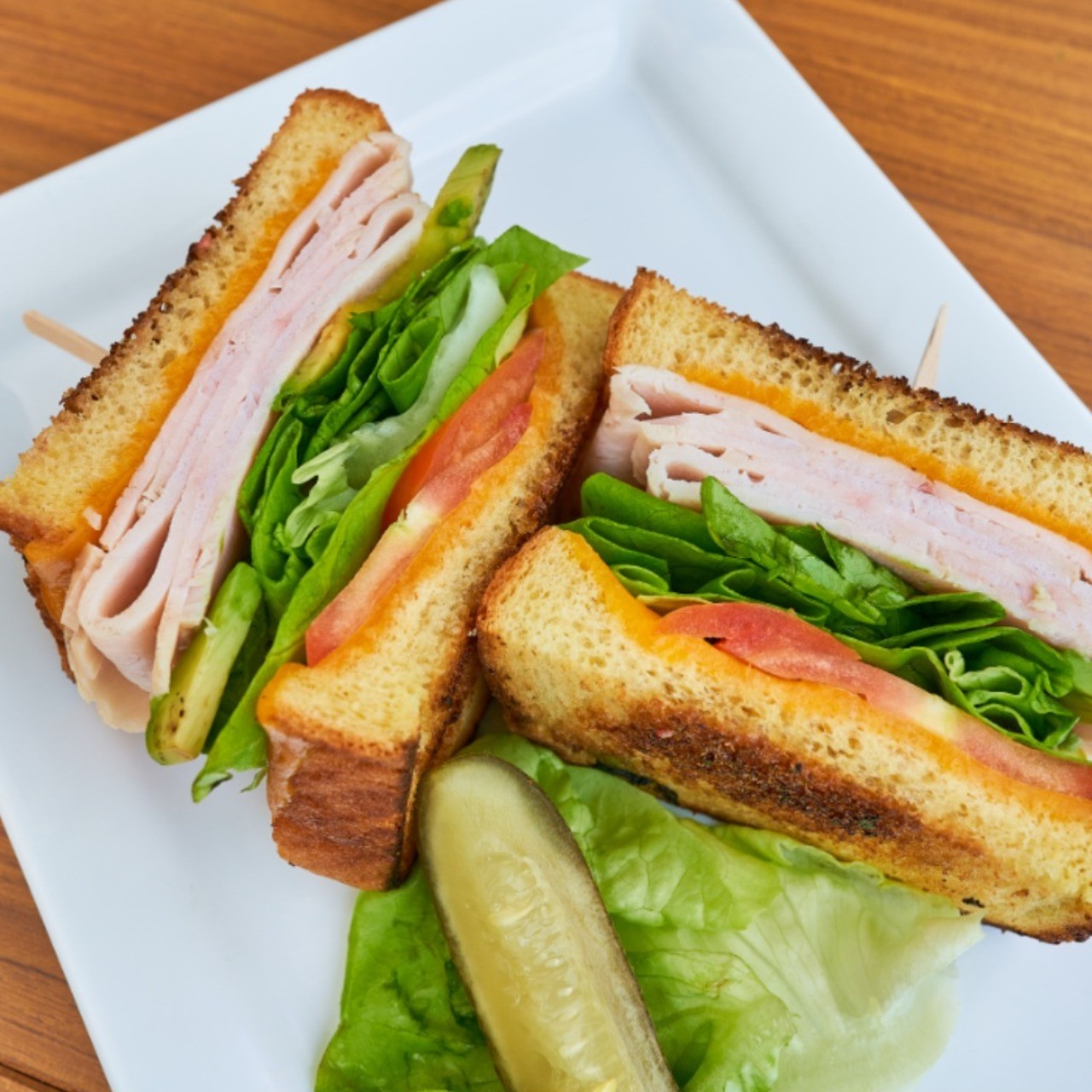 Order Club Sandwich food online from Jimmy E Bar + Grill store, Signal Hill on bringmethat.com