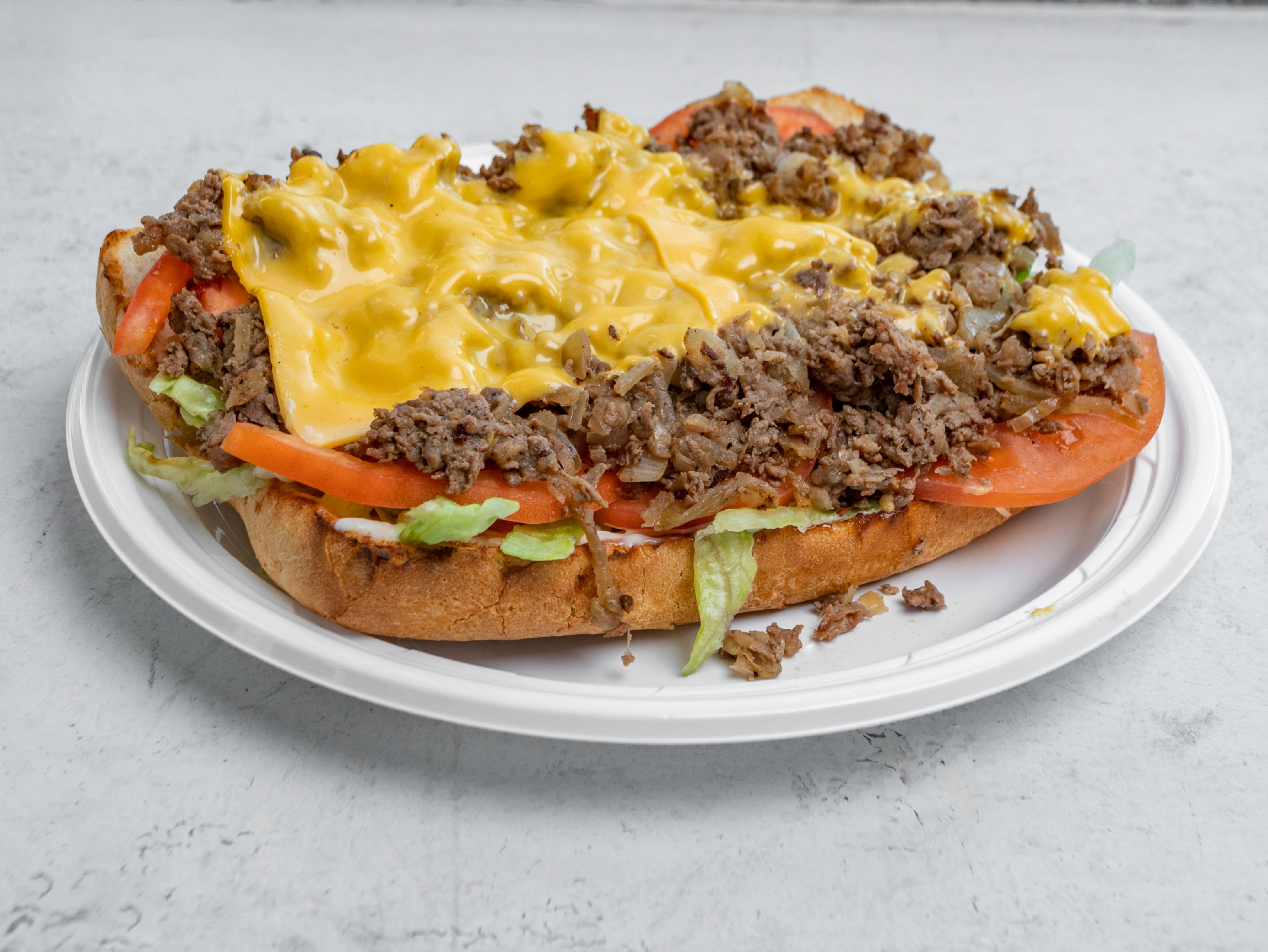 Order The Original Cheesesteak Sub food online from American wings and pizza store, Baltimore on bringmethat.com