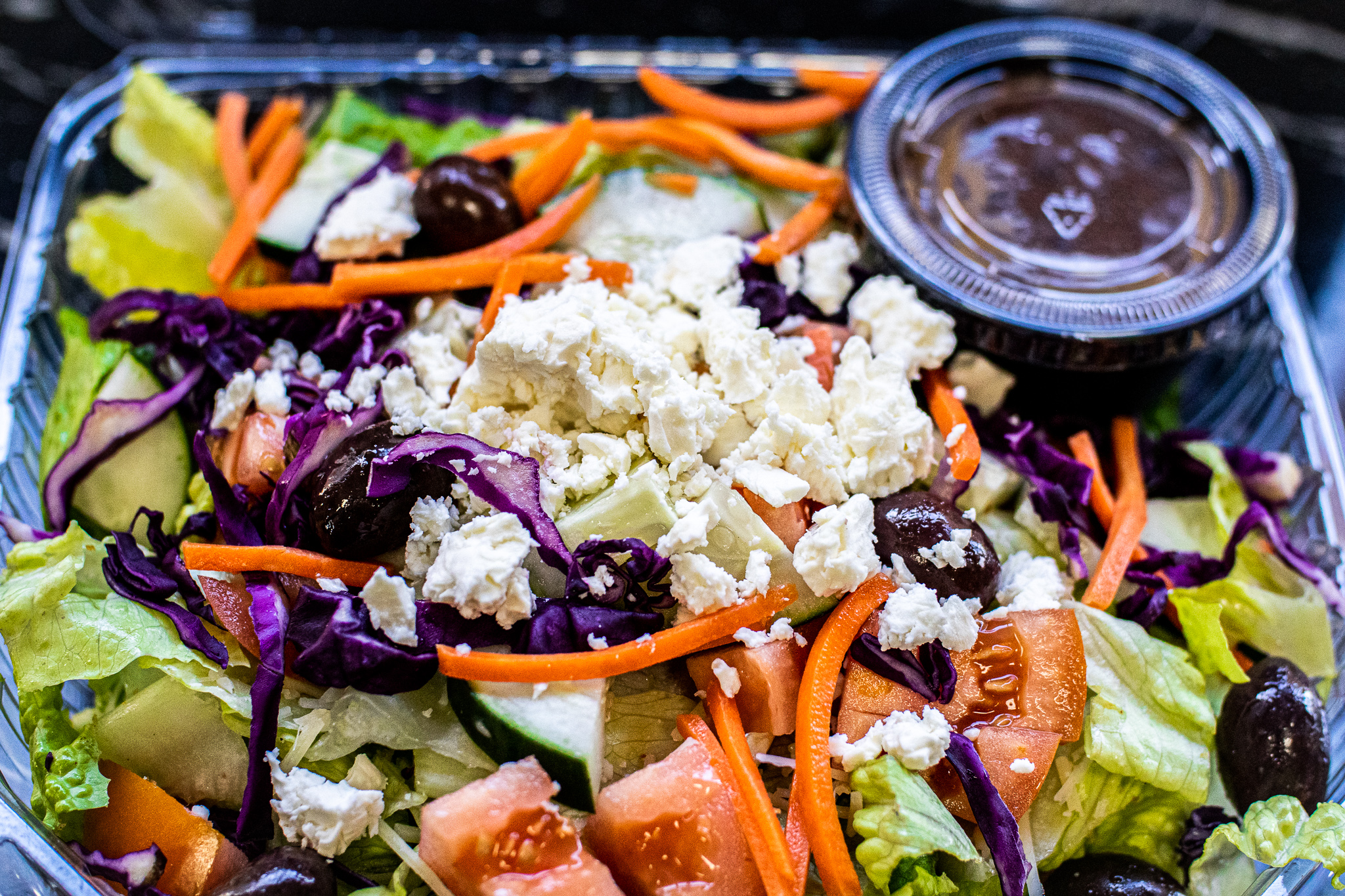 Order Greek Salad food online from Ny Bagel store, Rancho Cucamonga on bringmethat.com