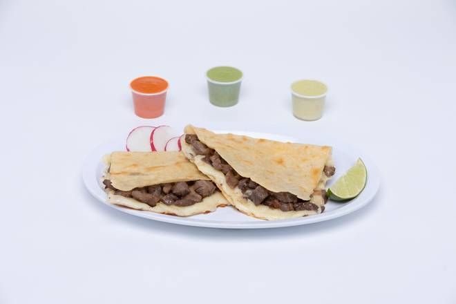Order QUEZ ASADA/FAJITA food online from La Salsa Verde Taqueria store, Dallas on bringmethat.com