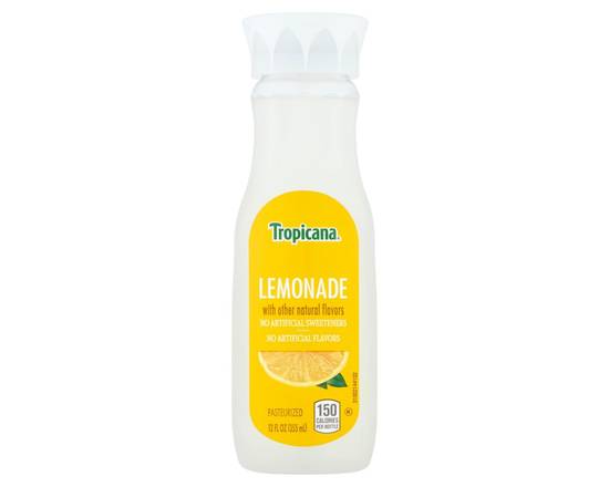 Order Tropicana Lemonade 12oz Bottle food online from Rocket store, Joshua Tree on bringmethat.com
