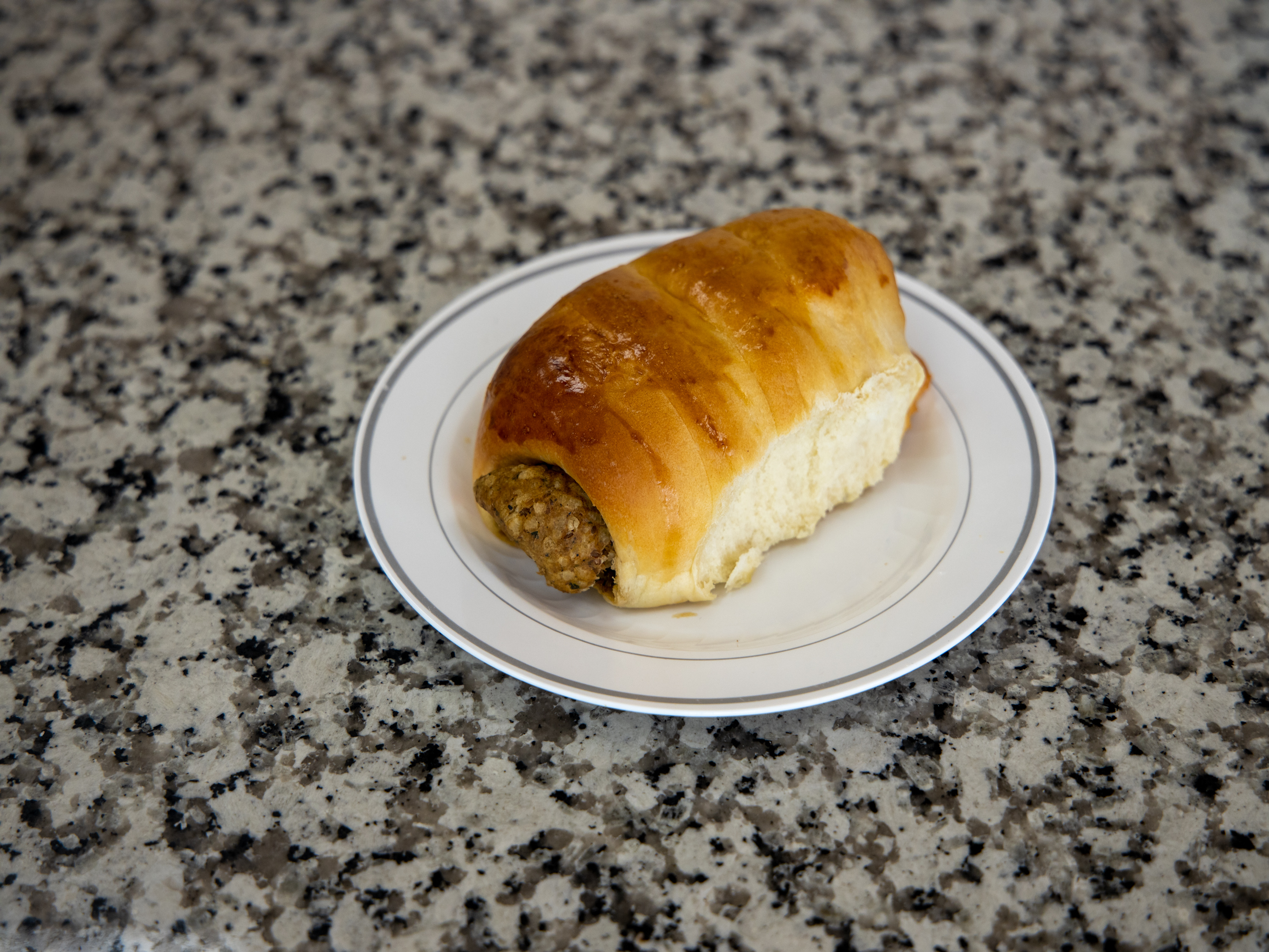 Order Large Boudin Kolache food online from Pats Donut store, Conroe on bringmethat.com