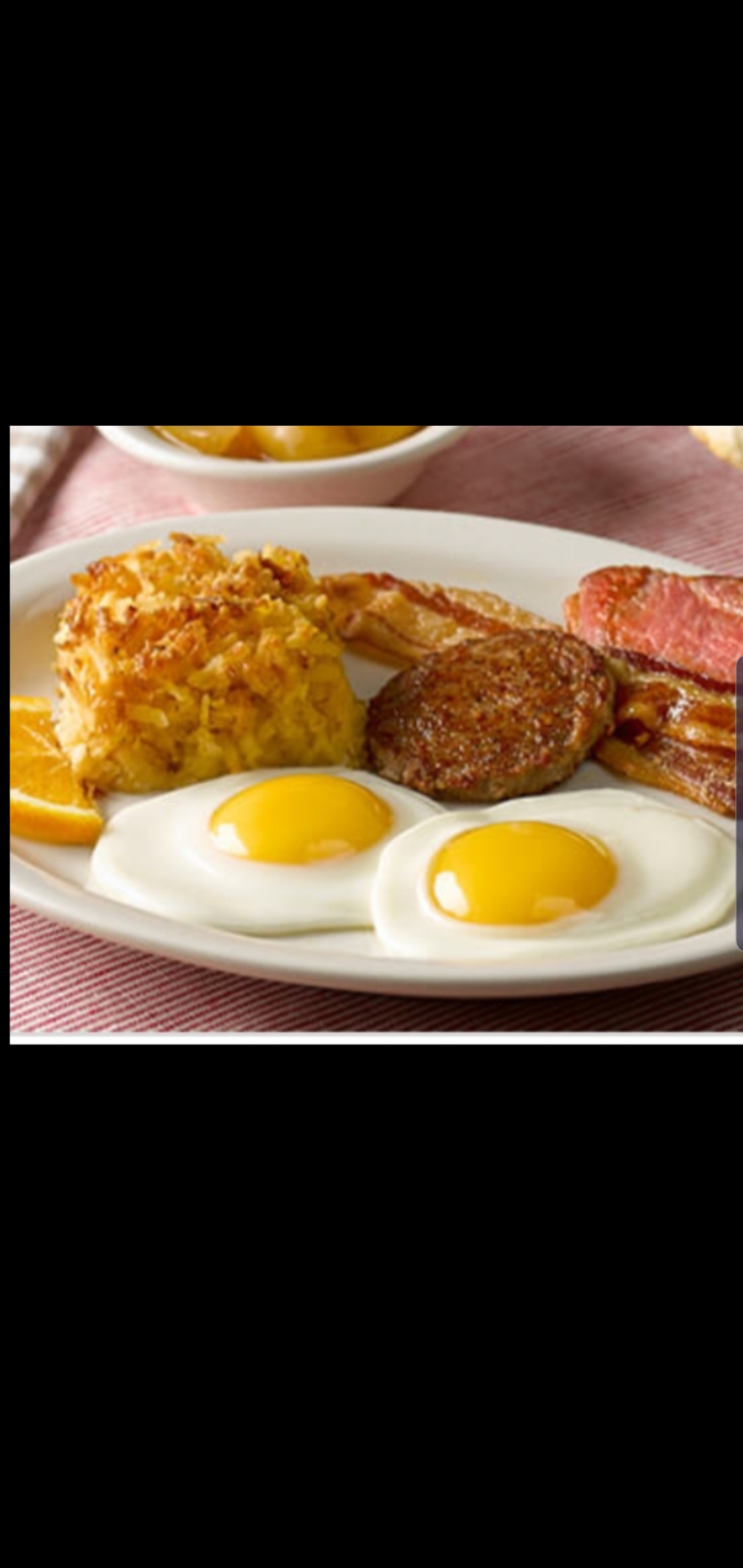 Order Eggs And Chicken Sausage Patty Platter food online from Bedford gourmet food store, Brooklyn on bringmethat.com