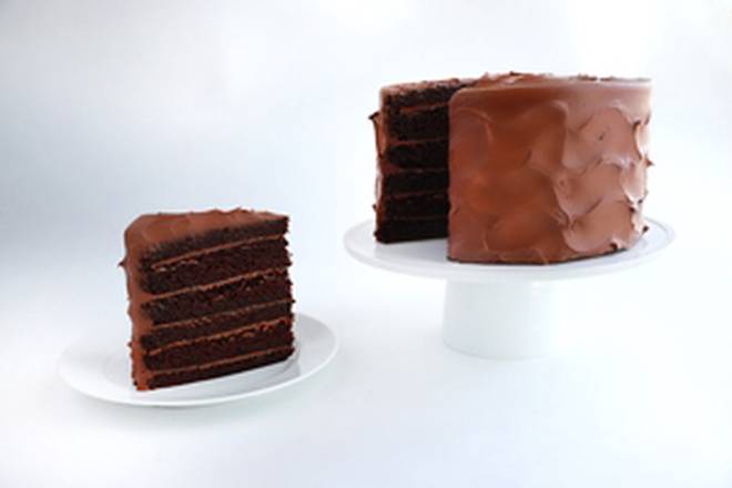 Order Old-Fashioned Chocolate Cake food online from SusieCakes store, Studio City on bringmethat.com