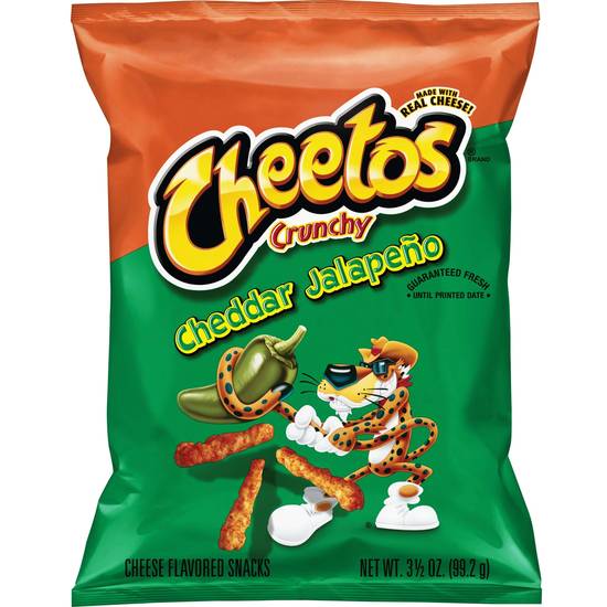Order Cheetos Crunchy Cheddar Jalapeno Cheese Snacks food online from Lone Star store, Sherman on bringmethat.com