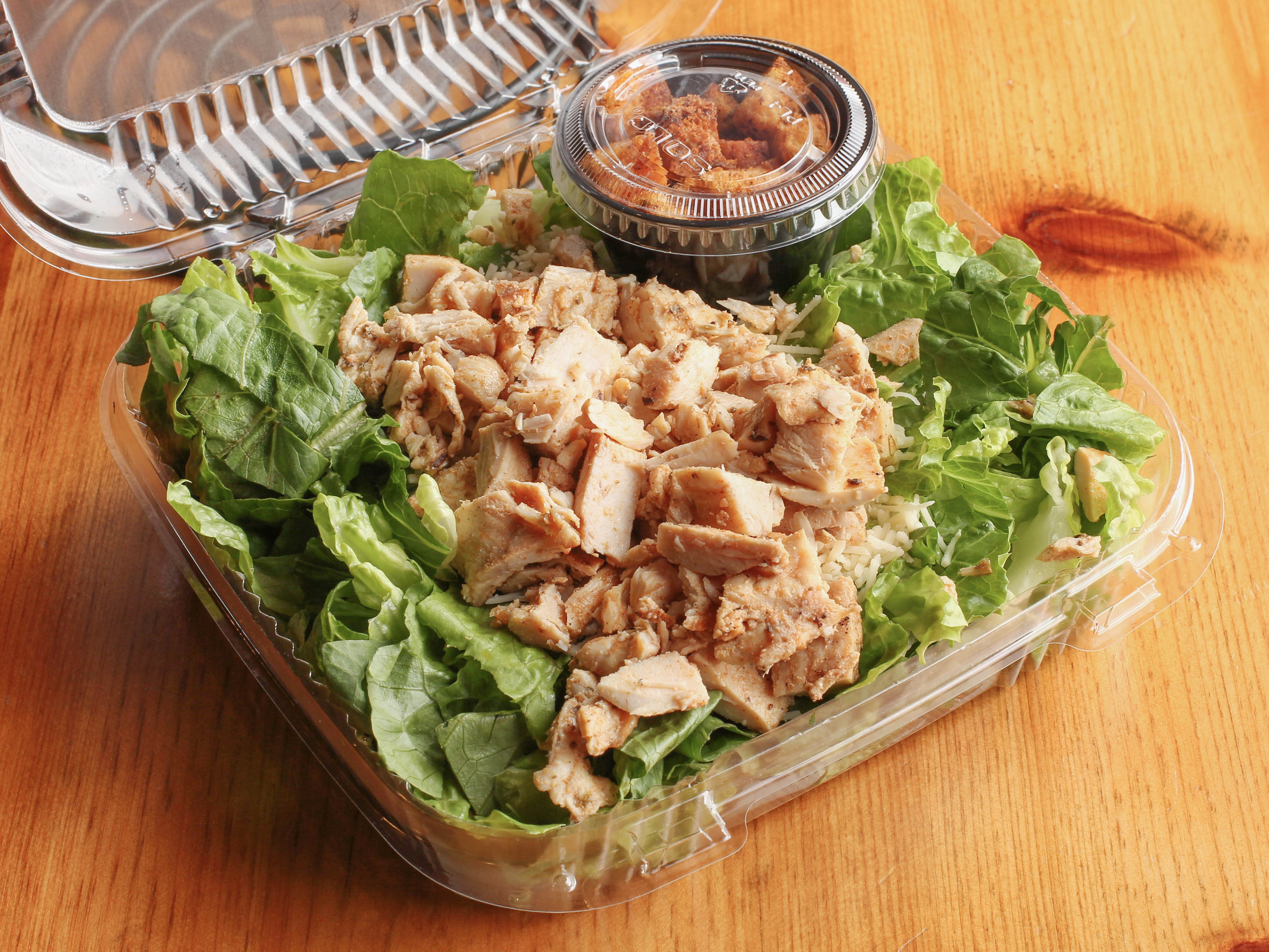 Order Grilled Chicken Caesar Salad food online from David Alan's Marketplace And Caterers store, East Hanover on bringmethat.com