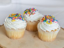 Order Vanilla Cupcakes food online from Popcupz store, Alhambra on bringmethat.com