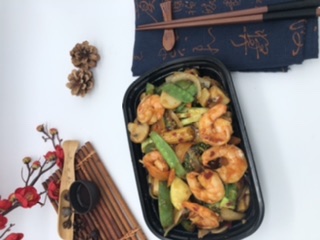 Order 60. Hunan Shrimp food online from Red Bowl store, Grand Rapids on bringmethat.com