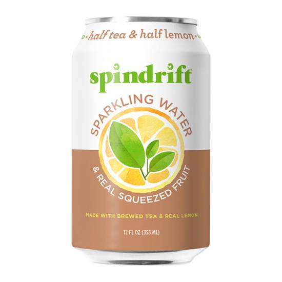Order Spindrift Sparkling Water - Half Tea & Half Lemon food online from Cava store, Atlanta on bringmethat.com