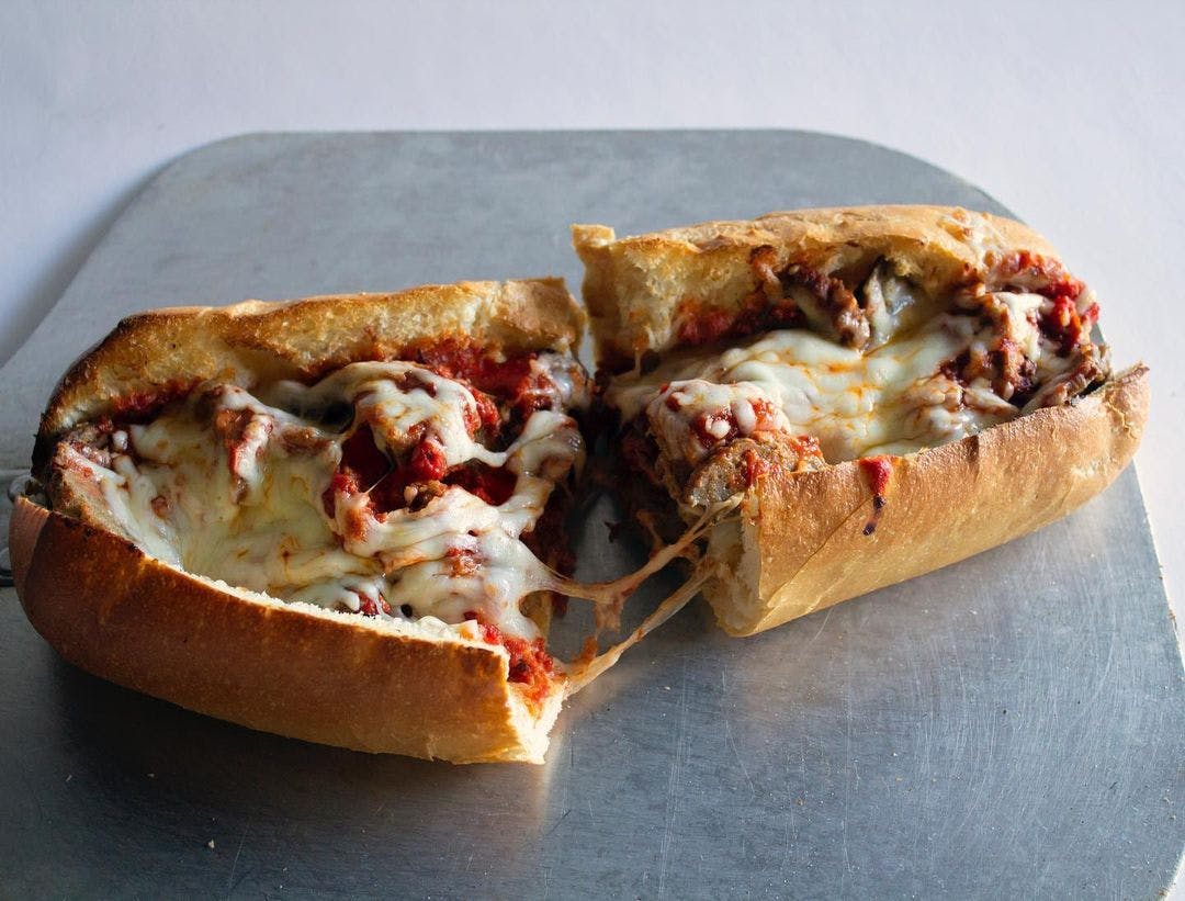 Order Meatball Sub - 10" food online from Zito Pizza store, Orange on bringmethat.com