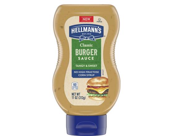 Order Hellmann's Burger sauce (11 oz) food online from Ctown Supermarkets store, Uniondale on bringmethat.com
